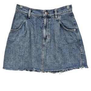 We the Free Denim Skirt A-Line Mini Women's Size 26 Casual Y2K Preppy